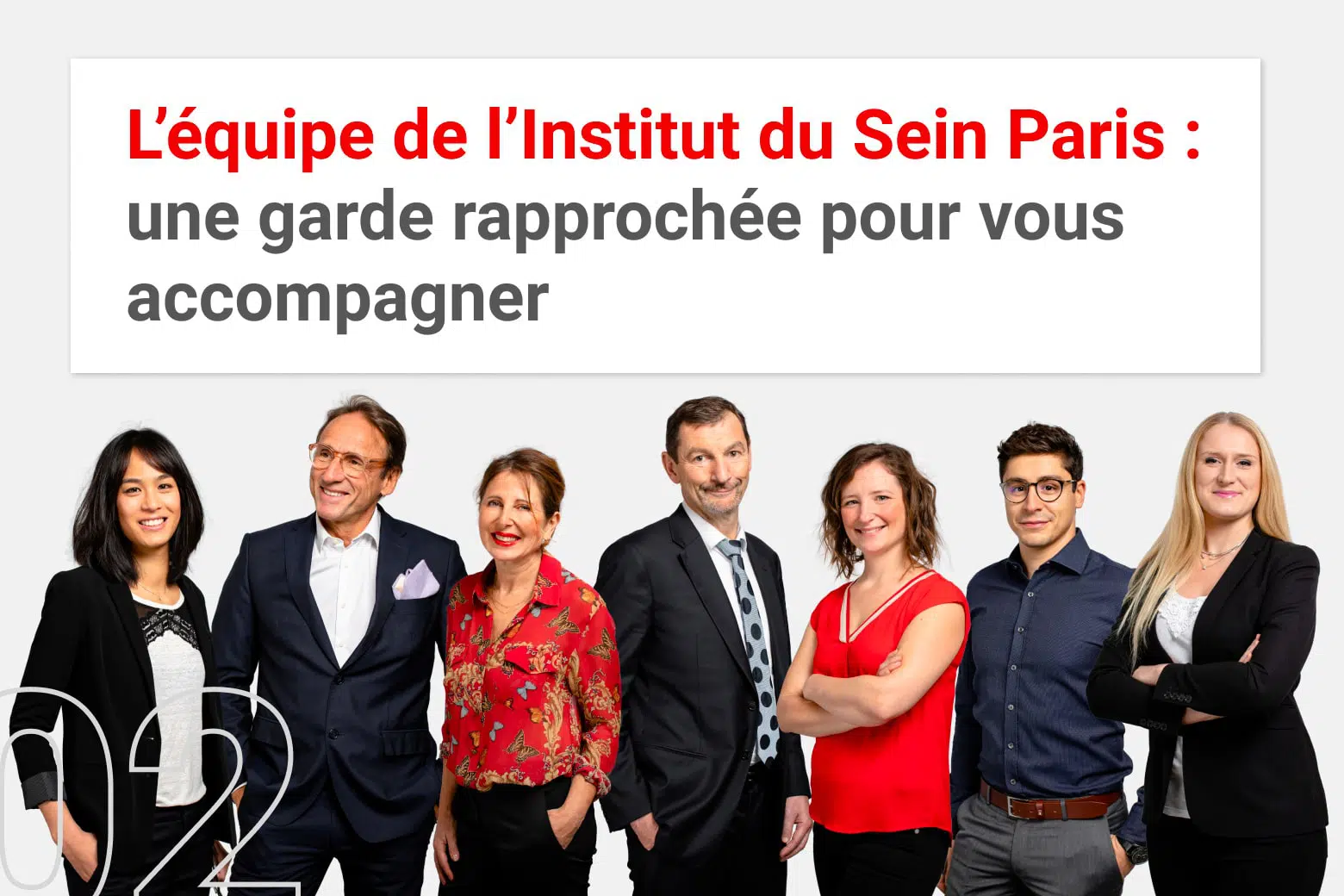 Accompagnement par l'équipe tout au long du processus de guérison | Paris | L'Institut Du Sein