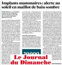 Implants mammaires - Le journal du dimanche