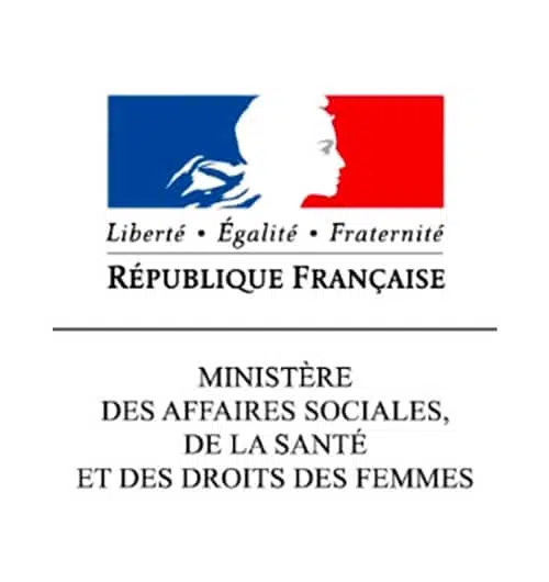 Logo ministre des affaires sociales de la sante et des droits des femmes institut du sein paris