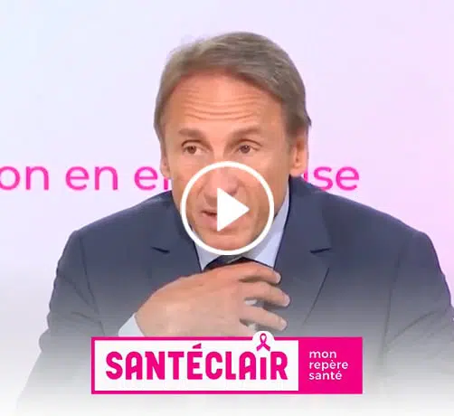 Video du Dr krishna sur santeclaire parlant des avancees pour combatre le cancer institut du sein paris