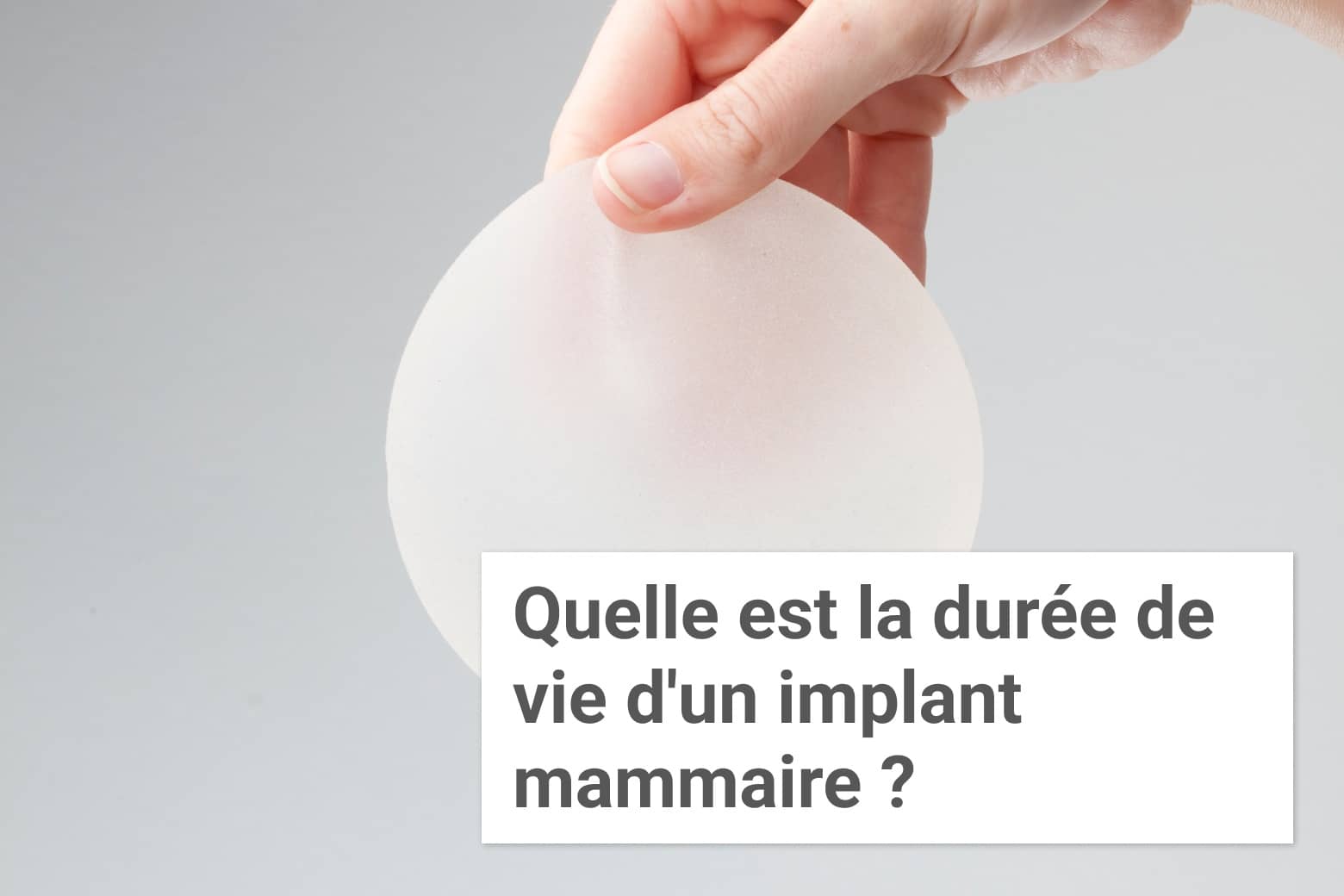 Quelle est la durée de vie d'un implant mammaire ? | Institut du Sein | Paris